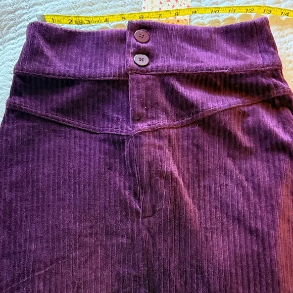 Free People Deep Purple Pencil Skirt - Picture 2 of 5